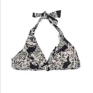Lauren Ralph Lauren size 8 black paisley bikini